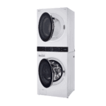 LG WKE100HWA Single Unit Front Load LG WashTower with Center Control 4.5 cu. ft. Washer and 7.4 cu. ft. Electric Dryer