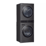 LG WKEX200HBA WashTower 4.5 cu. ft. Washer and 7.4 cu. ft. Electric Dryer - Black Steel