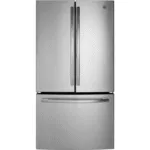 GE GNE27JYMFS 27 cu. ft. French Door Refrigerator in Fingerprint Resistant Stainless with Internal Dispenser