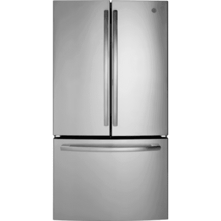 GE GNE27JYMFS 27 cu. ft. French Door Refrigerator in Fingerprint Resistant Stainless with Internal Dispenser