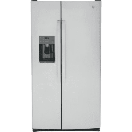 GE GSS25GYPFS 25.3 cu. ft. Side by Side Refrigerator in Fingerprint Resistant Stainless Steel, Standard Depth