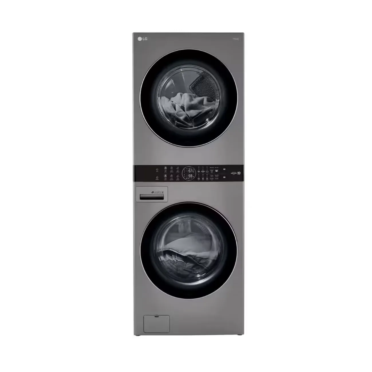 LG WKE100HVA Single Unit Front Load LG WashTower with Center Control 4.5 cu. ft. Washer and 7.4 cu. ft. Electric Dryer - Image 1