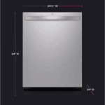 GE PDT755SYVFS Profile 24 in. Built-In Top Control 42 dBA Dishwasher in Fingerprint Resistant Stainless