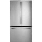 GE GNE27JYMFS 27 cu. ft. French Door Refrigerator in Fingerprint Resistant Stainless with Internal Dispenser