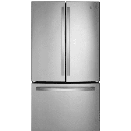 GE GNE27JYMFS 27 cu. ft. French Door Refrigerator in Fingerprint Resistant Stainless with Internal Dispenser, ENERGY STAR