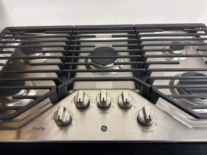 GE Profile PGP7036SLSS Profile 36 in. Gas Cooktop in Stainless Steel with 5 Burners including Power Boil Burners - Image 3