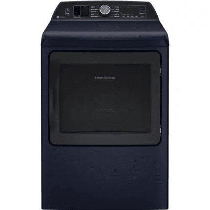 GE PROFILE PTD90EBPTRS 7.3 cu. ft. Smart Electric Dryer in Sapphire Blue with Fabric Refresh, Sanitize, Steam