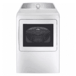 GE PTD60EBSRWS Profile 7.4 cu. ft. Smart Electric Dryer in White with Sanitize Cycle and Sensor Dry, ENERGY STAR