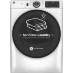 GE GFD55ESSNWW 7.8 cu. ft. Smart Front Load Electric Dryer in White with Sanitize Cycle