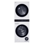 LG WKE100HWA Single Unit Front Load LG WashTower with Center Control 4.5 cu. ft. Washer and 7.4 cu. ft. Electric Dryer