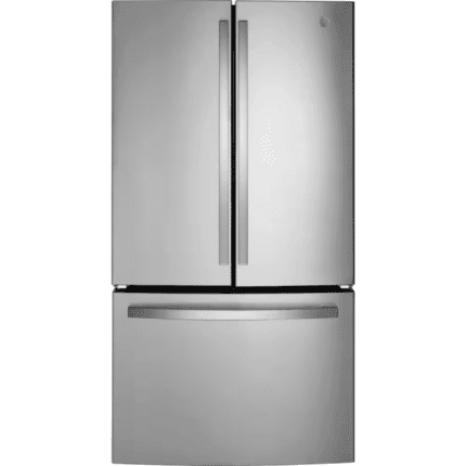 GE GWE22JYMFS 21.9 cu. ft. Counter Depth French Door Refrigerator w/Internal Dispenser in Fingerprint Resistant Stainless