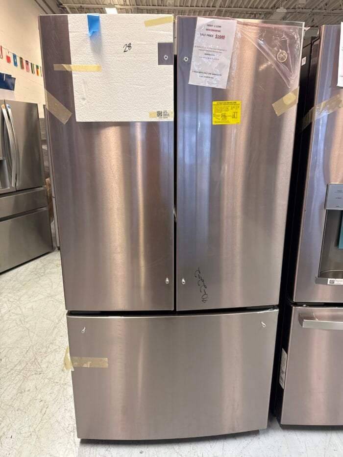 GE PWE23KYNFS Profile 23.1 cu. ft. French Door Refrigerator in Fingerprint Resistant Stainless Steel, Counter Depth, ENERGY STAR - Image 2