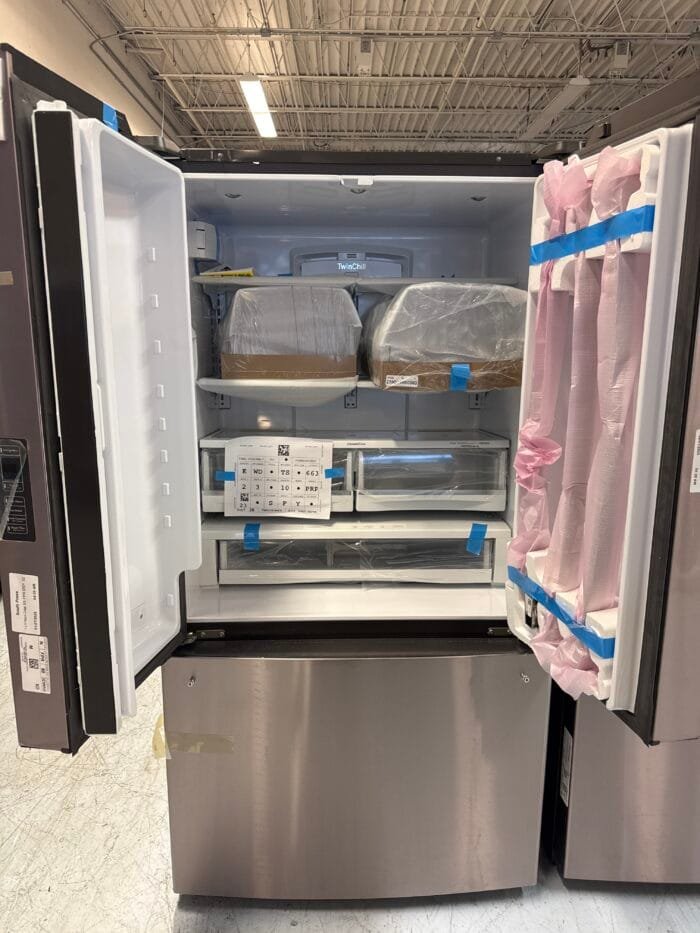 GE PWE23KYNFS Profile 23.1 cu. ft. French Door Refrigerator in Fingerprint Resistant Stainless Steel, Counter Depth, ENERGY STAR - Image 3