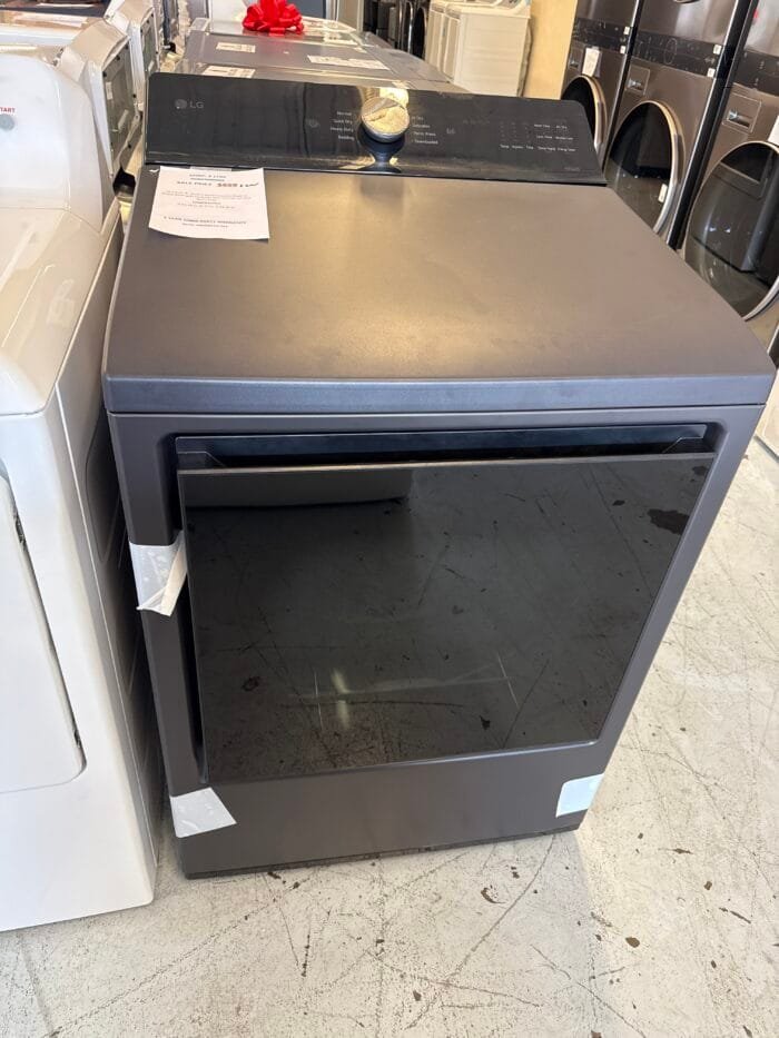 LG DLE8400BE 7.3 cu. ft. Vented SMART Electric Dryer in Matte Black with EasyLoad Door and Sensor Dry Technology - Image 2