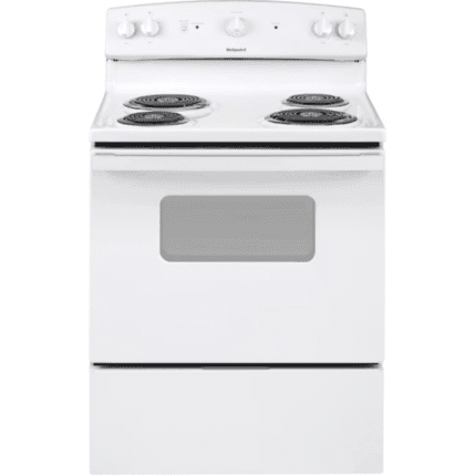 Hotpoint RBS330DR3WW 30-in 4 burners 5.0-cu ft Freestanding Electric Range