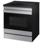 SAMSUNG NSI6DG9500SRAA Bespoke 30 in. 6.3 cu.ft. 4 Burner Element Smart Slide-In Induction Range w/ Air Sous Vide in Stainless Steel