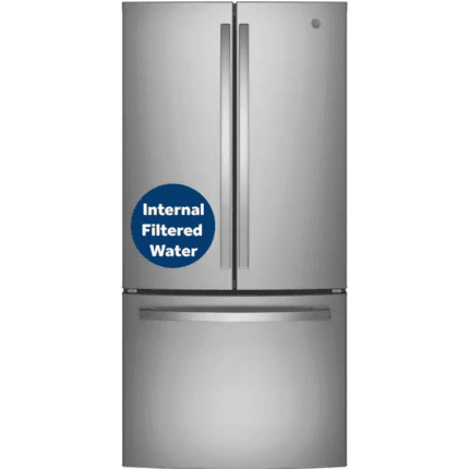 GE GNE25JYKFS 24.7 cu. ft. French Door Refrigerator in Fingerprint Resistant Stainless Steel, ENERGY STAR