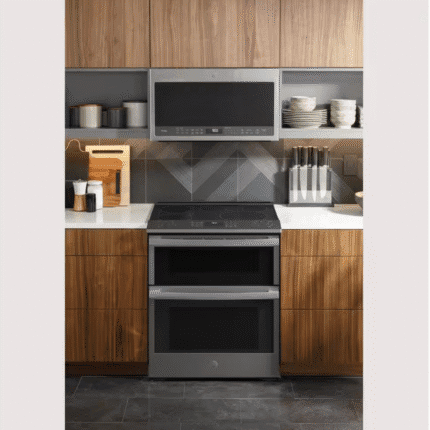 GE PS960YPFS Profile 30 in. 5 Burner Element Smart Slide-In Double Oven Electric Range in Fingerprint Resistant Stainless