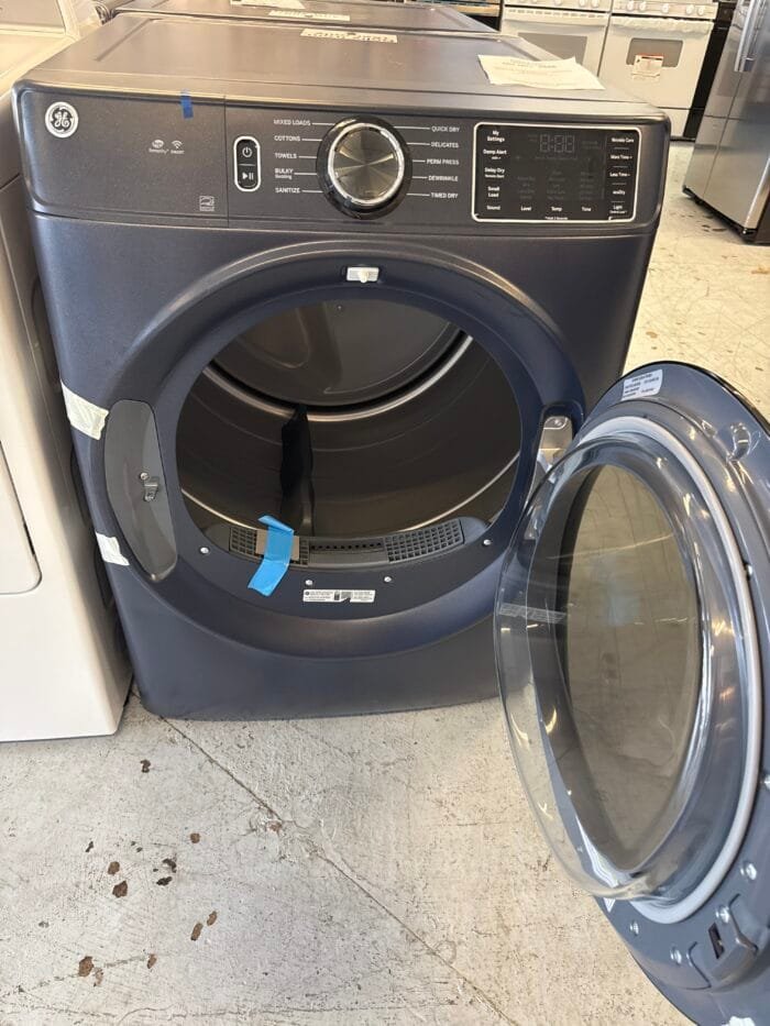 GE GFD55ESPRRS 7.8 cu. ft. Smart Front Load Electric Dryer in Sapphire Blue with Sanitize Cycle, ENERGY STAR - Image 3