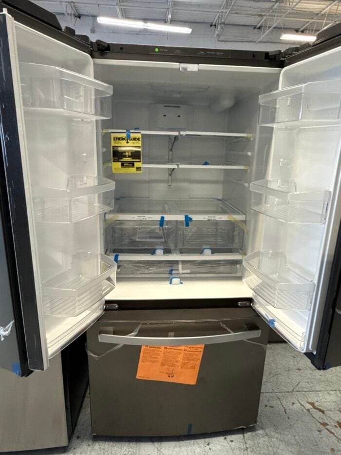 GE GNE25JMKES 24.7 cu. ft. French Door Refrigerator in Slate, Fingerprint Resistant and ENERGY STAR - Image 3