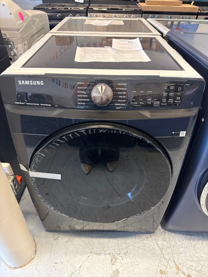 SAMSUNG DVE45B6300D/A3 7.5 cu. ft. Smart Electric Dryer with Steam Sanitize+ in Brushed Navy - Image 2