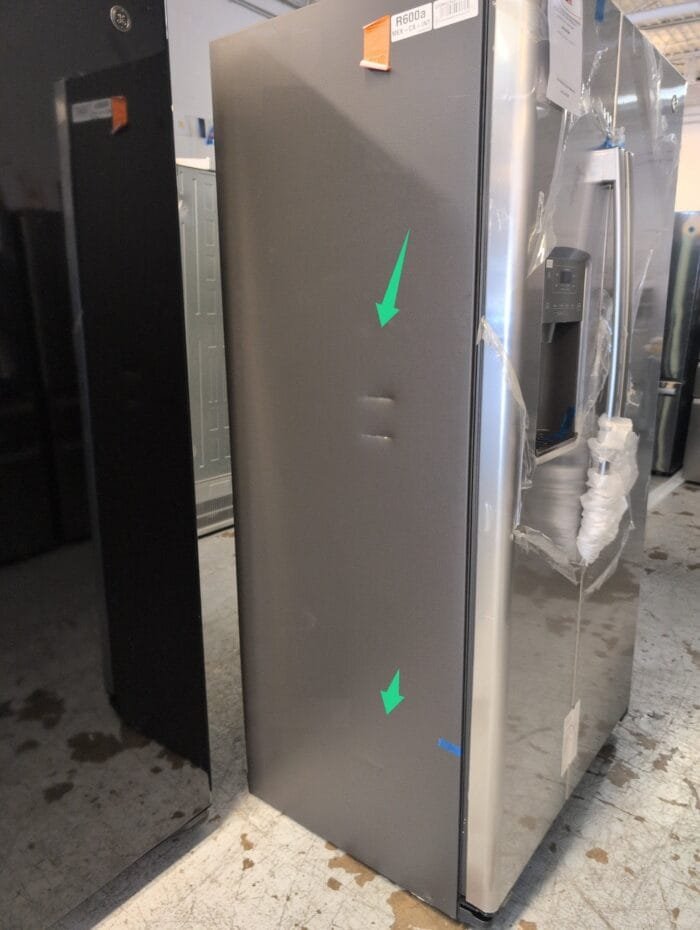 GE GZS22DSJSS 21.9 cu. ft. Side by Side Refrigerator in Stainless Steel, Counter Depth - Image 4