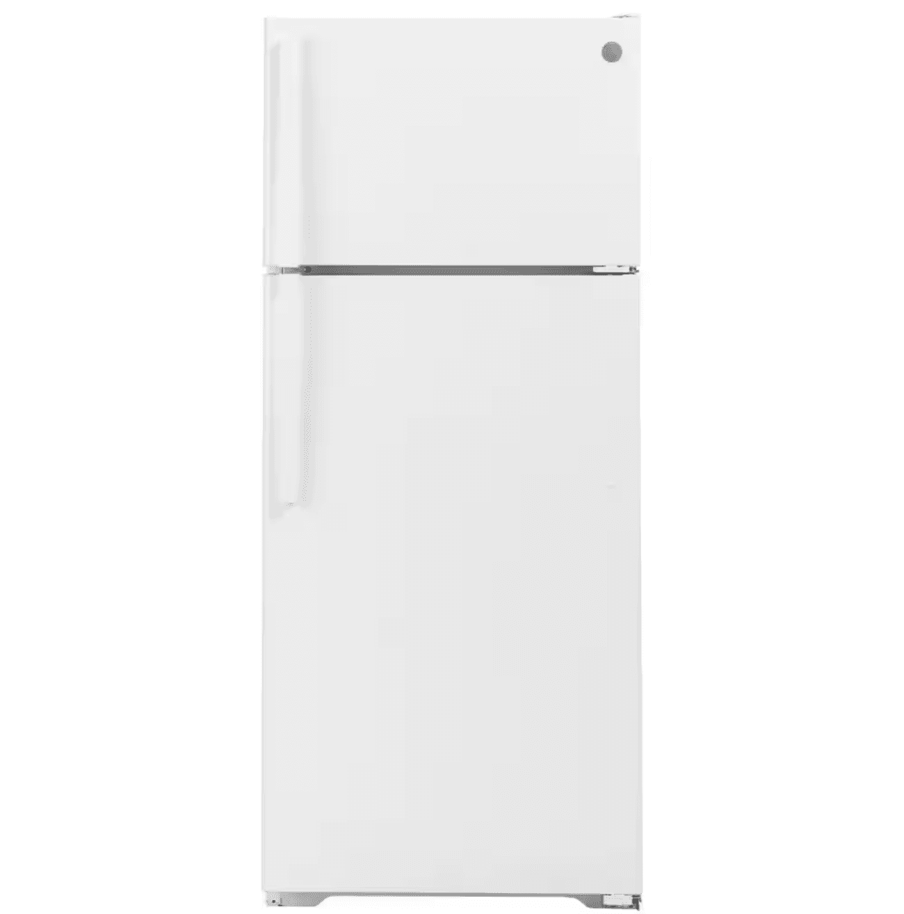 Screenshot 2025-08-01 at 16-55-40 GE 17.5 cu. ft. Top Freezer Refrigerator in White GTS18HGNRWW - The Home Depot GE GTS18HGNRWW 17.5 Cu Ft Top Freezer Refrigerator - Image 1