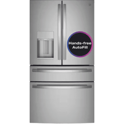 GE PVD28BYNGFS Profile 27.9 cu. ft. Smart 4-Door French Door Refrigerator with Door-in-Door in Fingerprint Resistant Stainless Steel