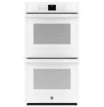 GE JKD3000DNWW 27 in. Smart Double Electric Wall Oven with Self Clean in White
