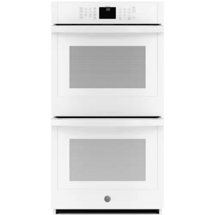 GE JKD3000DNWW 27 in. Smart Double Electric Wall Oven with Self Clean in White