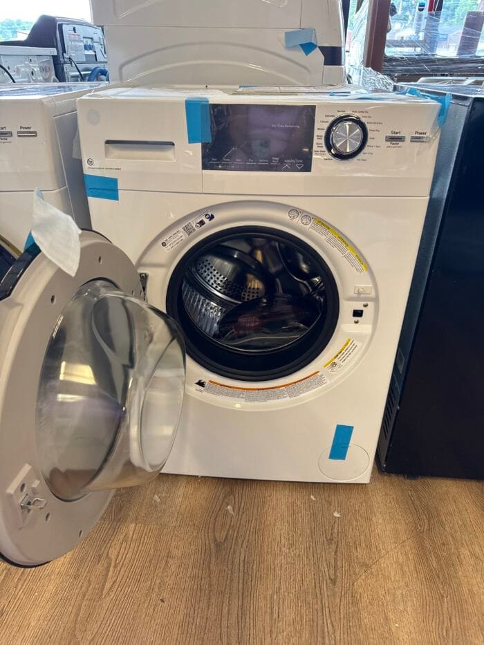 GE GFQ14ESSNWW 2.4 cu. ft. Compact White 120-Volt Ventless Electric All-in-One Washer Dryer Combo - Image 3