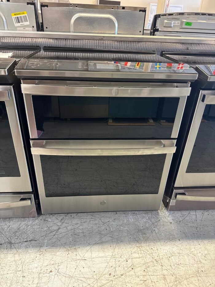 GE PS960YPFS Profile 30 in. 5 Burner Element Smart Slide-In Double Oven Electric Range in Fingerprint Resistant Stainless - Image 2