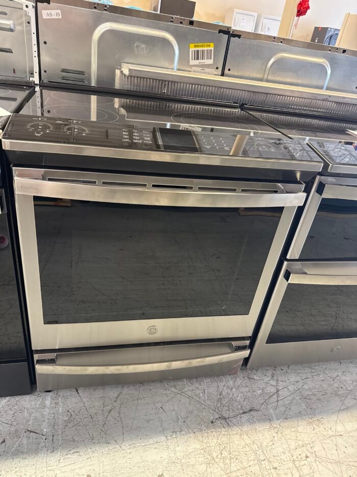 Profile PSS93YPFS 30 in. 5 Burner Element Smart Slide-In Electric Range in Fingerprint Resistant Stainless w/ Convection, Air Fry - Image 2