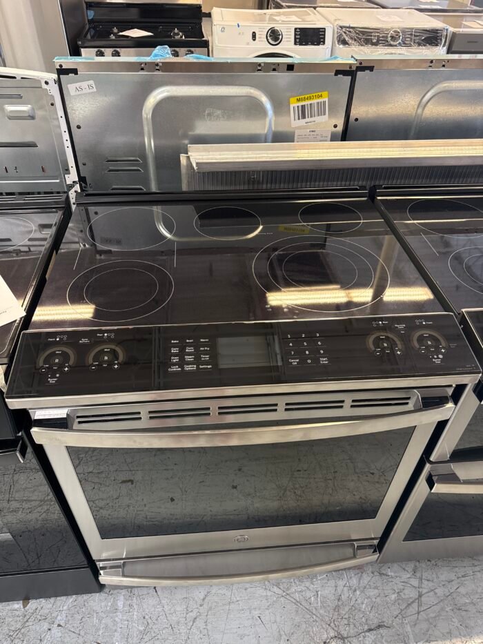 Profile PSS93YPFS 30 in. 5 Burner Element Smart Slide-In Electric Range in Fingerprint Resistant Stainless w/ Convection, Air Fry - Image 3