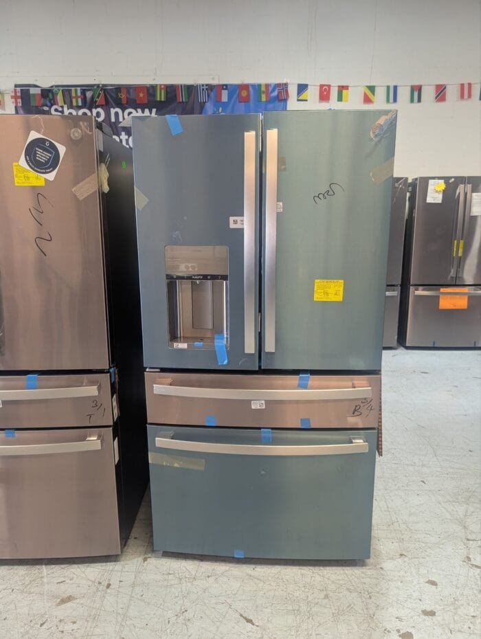 GE PVD28BYNFS Profile 27.9 cu. ft. Smart 4-Door French Door Refrigerator with Door-in-Door in Fingerprint Resistant Stainless Steel - Image 3