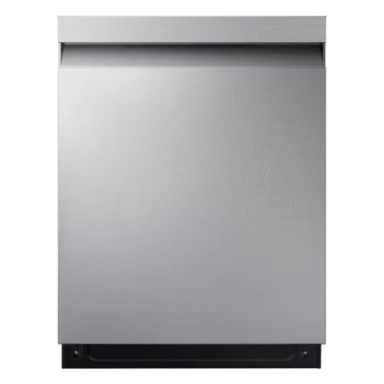 SAMSUMG DW80CG5450SRAA 24 in. Built-In Tall Tub Smart Dishwasher in Stainless Steel with StormWash and AutoRelease Door
