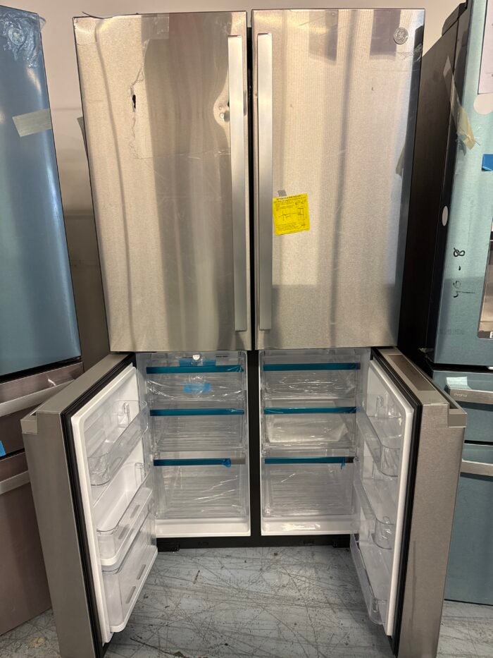 GE PAE28BYTFS GE Profile - 28.3 Cu. Ft. 4-Door French Door Smart Refrigerator with Dual-Dispense AutoFill Pitcher - Stainless Steel - Image 4