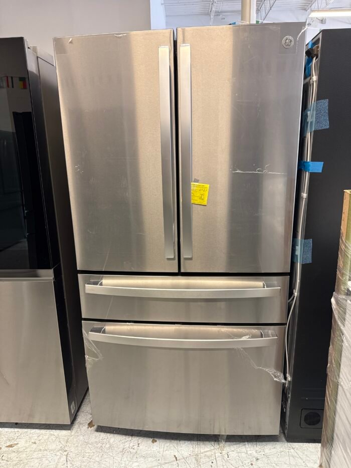 GE PGE29BYTFS Profile 28.7 cu. ft. 4-Door French Door Refrigerator in Stainless Steel with Dual-Dispense Autofill Pitcher - Image 2