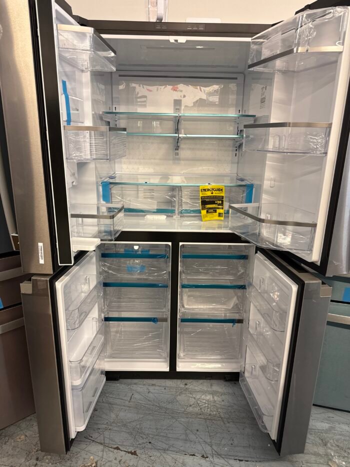 GE PAE28BYTFS GE Profile - 28.3 Cu. Ft. 4-Door French Door Smart Refrigerator with Dual-Dispense AutoFill Pitcher - Stainless Steel - Image 3