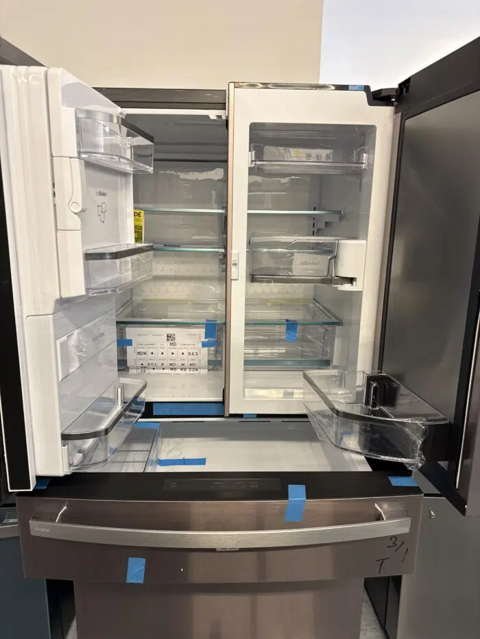 GE PVD28BYNFS Profile 27.9 cu. ft. Smart 4-Door French Door Refrigerator with Door-in-Door in Fingerprint Resistant Stainless Steel - Image 3