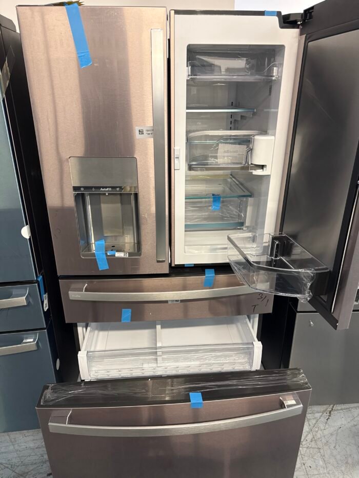 GE PVD28BYNFS Profile 27.9 cu. ft. Smart 4-Door French Door Refrigerator with Door-in-Door in Fingerprint Resistant Stainless Steel - Image 4