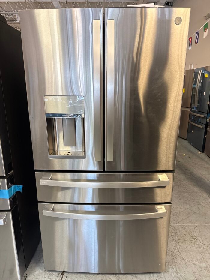 GE PVD28BYNFS Profile 27.9 cu. ft. Smart 4-Door French Door Refrigerator with Door-in-Door in Fingerprint Resistant Stainless Steel - Image 2