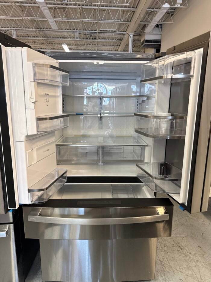 GE PVD28BYNFS Profile 27.9 cu. ft. Smart 4-Door French Door Refrigerator with Door-in-Door in Fingerprint Resistant Stainless Steel - Image 3