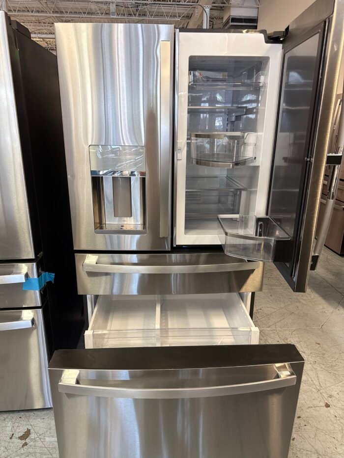 GE PVD28BYNFS Profile 27.9 cu. ft. Smart 4-Door French Door Refrigerator with Door-in-Door in Fingerprint Resistant Stainless Steel - Image 4