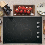 GE JP3030SW2SS 30 in. 4 Burner Element Radiant Electric Cooktop in Stainless Steel including 2 Power Boil Burners