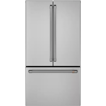 CAFE CWE23SP2MS1 23.1 cu. ft. Smart French Door Refrigerator with Internal Water Dispenser in Stainless Steel, Counter Depth, ENERGY STAR