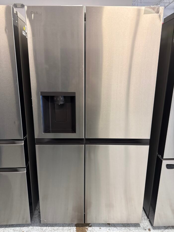LG LRSXC2306S 23 cu. ft. Side by Side Refrigerator with External Ice andWater Dispenser in PrintProof Stainless Steel, Counter Depth - Image 2