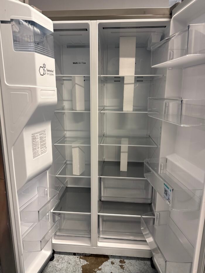 LG LRSXC2306S 23 cu. ft. Side by Side Refrigerator with External Ice andWater Dispenser in PrintProof Stainless Steel, Counter Depth - Image 3