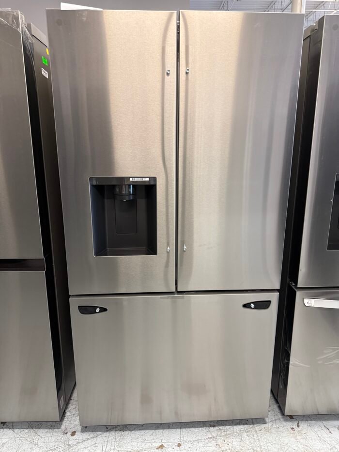 LG LRFXC2606S 26 cu. ft. Smart Counter-Depth MAX French Door Refrigerator with Dual Ice Makers in PrintProof Stainless Steel - Image 2