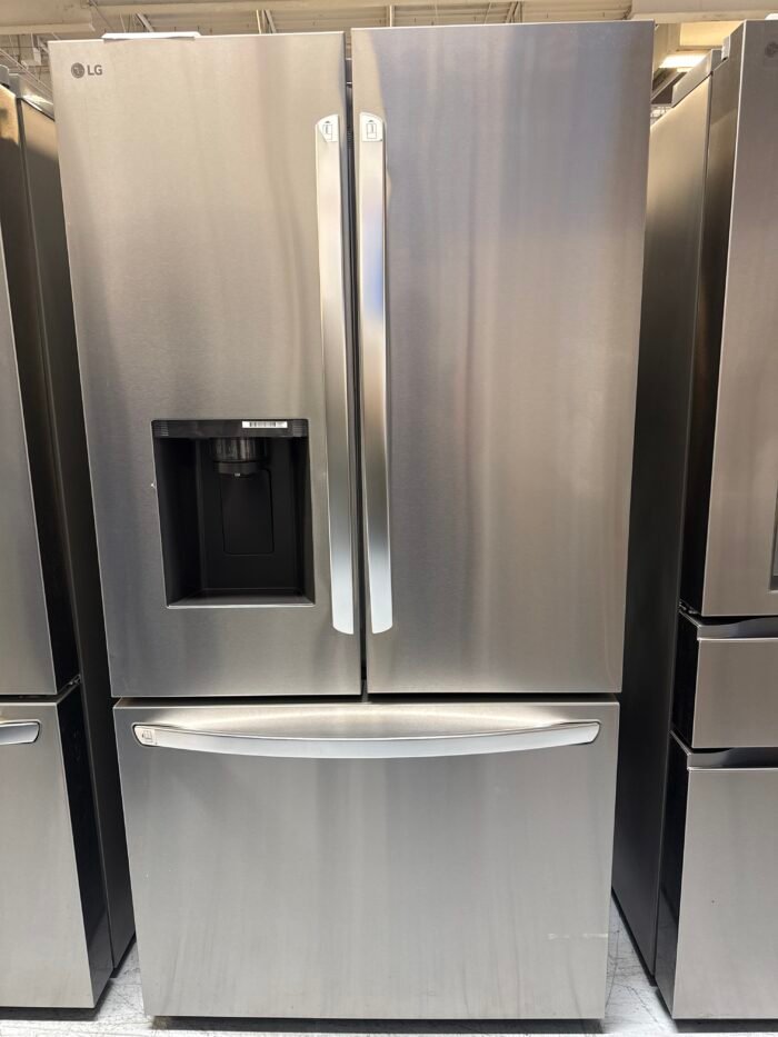 LG LRFXC2606S 26 cu. ft. Smart Counter-Depth MAX French Door Refrigerator with Dual Ice Makers in PrintProof Stainless Steel - Image 2